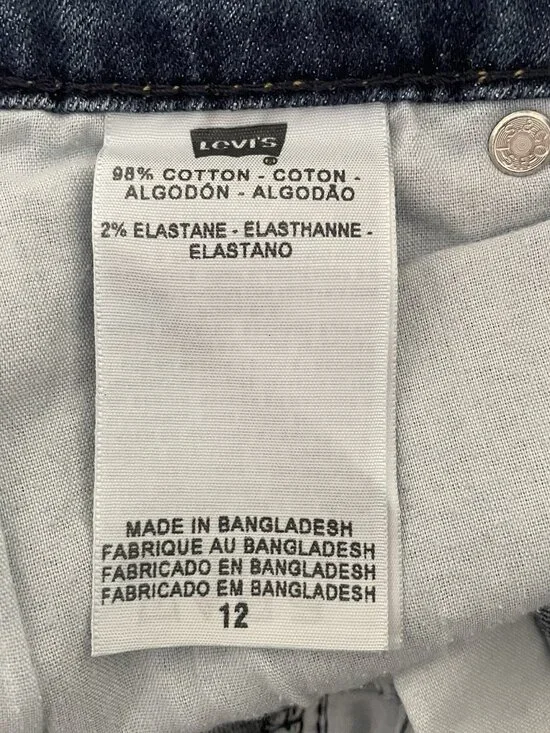 Levi's Vintage Capri Blue Denim Jeans Mid/low Rise Women Size 12 (mod Size 8) - Picture 12 of 12